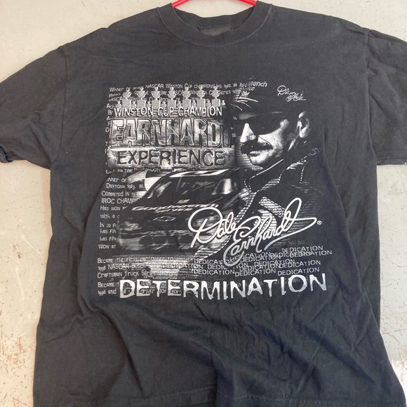 Other - Dale Earnhardt Black Graphic Tee - Determination Design